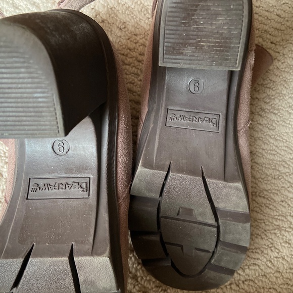 Bearpaw Woman’s sz 9 Brown Cow Suede Leather Boots VGC - Picture 8 of 9